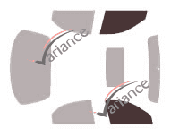 Glazing template - front window kit - Mazda Xedos 9 Berline 4 doors (1992 - 2001) Glazing template - front window kit - Mazda Xedos 9 Berline 4 doors (1992 - 2001)