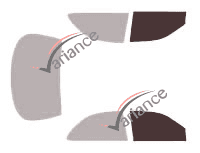 Glazing template - front window kit - Mazda 929 Berline 4 doors (1991 - 1996) Glazing template - front window kit - Mazda 929 Berline 4 doors (1991 - 1996)