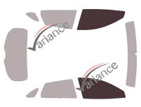 Glazing template - front window kit - Mazda CX-3 (1) 5 doors (2015 - 2021) Glazing template - front window kit - Mazda CX-3 (1) 5 doors (2015 - 2021)