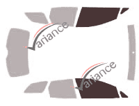 Gabarit vitrage - kit vitres avant - Mazda CX-7 5 portes (2007 - 2012) Gabarit vitrage - kit vitres avant - Mazda CX-7 5 portes (2007 - 2012)