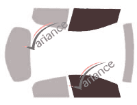 Glazing template - front window kit - Mazda Demio (3) 5 doors (2008 - 2015) Glazing template - front window kit - Mazda Demio (3) 5 doors (2008 - 2015)