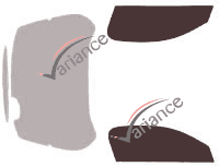 Glazing template - front window kit - Mazda MX-3 Coupe 3 doors (1991 - 1998) Glazing template - front window kit - Mazda MX-3 Coupe 3 doors (1991 - 1998)