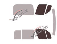Glazing template - front window kit - Mercedes-Benz Sprinter (2) Utilitaire 5 doors (2006 - 2018) Glazing template - front window kit - Mercedes-Benz Sprinter (2) Utilitaire 5 doors (2006 - 2018)