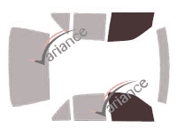 Verglasungsschablone - Frontscheibenkit - Mercedes-Benz 300-400 Kurzhecklimousine 4-türig (1992 - 1999) Verglasungsschablone - Frontscheibenkit - Mercedes-Benz 300-400 Kurzhecklimousine 4-türig (1992 - 1999)