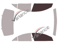 Glazing template - front window kit - Mercedes-Benz CLA (1) Coupe 4 doors (2013 - 2019) Glazing template - front window kit - Mercedes-Benz CLA (1) Coupe 4 doors (2013 - 2019)