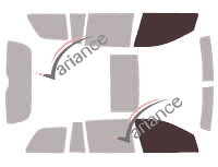Glazing template - front window kit - Mercedes-Benz Classe GL (1) 5 doors (2006 - 2013) Glazing template - front window kit - Mercedes-Benz Classe GL (1) 5 doors (2006 - 2013)