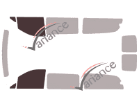 Gabarit vitrage - kit vitres avant - Mercedes-Benz Vito / EQV (3) Extra Long 5 portes (depuis 2014) Gabarit vitrage - kit vitres avant - Mercedes-Benz Vito / EQV (3) Extra Long 5 portes (depuis 2014)