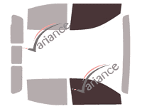 Glazing template - front window kit - Mercedes-Benz Classe X (1) Pick Up 4 doors (2017 - 2021) Glazing template - front window kit - Mercedes-Benz Classe X (1) Pick Up 4 doors (2017 - 2021)