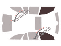 Glazing template - front window kit - Mercedes-Benz Classe C (2) Break 5 doors (2000 - 2007) Glazing template - front window kit - Mercedes-Benz Classe C (2) Break 5 doors (2000 - 2007)