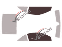 Glazing template - front window kit - Mercedes-Benz SL (5) Coupe 2 doors (2001 - 2012) Glazing template - front window kit - Mercedes-Benz SL (5) Coupe 2 doors (2001 - 2012)