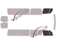 Glazing template - front window kit - Mercedes-Benz Sprinter (2) Long 5 doors (2006 - 2018) Glazing template - front window kit - Mercedes-Benz Sprinter (2) Long 5 doors (2006 - 2018)