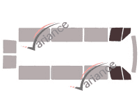 Glazing template - front window kit - Volkswagen LT (2) Long 5 doors (1996 - 2006) Glazing template - front window kit - Volkswagen LT (2) Long 5 doors (1996 - 2006)