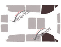 Glazing template - front window kit - Mercedes-Benz Viano (1) Extra Long 6 doors (2003 - 2015) Glazing template - front window kit - Mercedes-Benz Viano (1) Extra Long 6 doors (2003 - 2015)