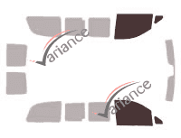 Glazing template - front window kit - Mercedes-Benz Viano (1) Compact 5 doors (2003 - 2015) Glazing template - front window kit - Mercedes-Benz Viano (1) Compact 5 doors (2003 - 2015)