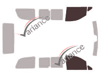 Glazing template - front window kit - Mercedes-Benz Viano (1) Compact 4 doors (2003 - 2015) Glazing template - front window kit - Mercedes-Benz Viano (1) Compact 4 doors (2003 - 2015)