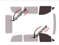 Gabarit vitrage - kit vitres avant - Mercedes-Benz Vito / EQV (2) Compact 5 portes (2003 - 2014) Gabarit vitrage - kit vitres avant - Mercedes-Benz Vito / EQV (2) Compact 5 portes (2003 - 2014)