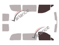 Glazing template - front window kit - Mercedes-Benz Viano (1) Compact 6 doors (2003 - 2015) Glazing template - front window kit - Mercedes-Benz Viano (1) Compact 6 doors (2003 - 2015)