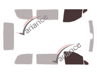 Glazing template - front window kit - Mercedes-Benz Viano (1) Compact 5 doors (2003 - 2015) Glazing template - front window kit - Mercedes-Benz Viano (1) Compact 5 doors (2003 - 2015)