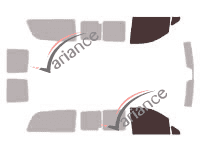 Glazing template - front window kit - Mercedes-Benz Viano (1) Long 5 doors (2003 - 2015) Glazing template - front window kit - Mercedes-Benz Viano (1) Long 5 doors (2003 - 2015)