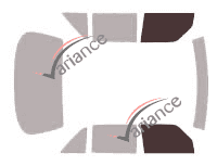 Glazing template - front window kit - Mercedes-Benz Classe S (1) Berline 4 doors (1979 - 1991) Glazing template - front window kit - Mercedes-Benz Classe S (1) Berline 4 doors (1979 - 1991)