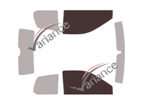 Glazing template - front window kit - MicroCar M-Go 3 doors (since 2015) Glazing template - front window kit - MicroCar M-Go 3 doors (since 2015)