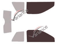 Glazing template - front window kit - MicroCar M8 3 doors (2011 - 2021) Glazing template - front window kit - MicroCar M8 3 doors (2011 - 2021)