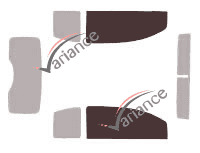 Glazing template - front window kit - MicroCar MC City 3 doors (2007 - 2020) Glazing template - front window kit - MicroCar MC City 3 doors (2007 - 2020)