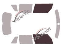 Glazing template - front window kit - Mini One et  Cooper (3) 5 doors (2014 - 2023) Glazing template - front window kit - Mini One et  Cooper (3) 5 doors (2014 - 2023)