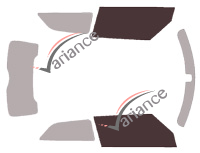 Glazing template - front window kit - Mini Paceman Coupe 3 doors (2013 - 2017) Glazing template - front window kit - Mini Paceman Coupe 3 doors (2013 - 2017)