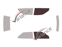 Glazing template - front window kit - Mitsubishi Colt (3) 3 doors (1987 - 1992) Glazing template - front window kit - Mitsubishi Colt (3) 3 doors (1987 - 1992)