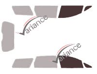 Glazing template - front window kit - Mitsubishi Grandis (1) Long 5 doors (2003 - 2011) Glazing template - front window kit - Mitsubishi Grandis (1) Long 5 doors (2003 - 2011)