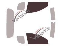 Glazing template - front window kit - Mitsubishi L200 (5) Club Cab Pick-up 2 doors (2015 - 2023) Glazing template - front window kit - Mitsubishi L200 (5) Club Cab Pick-up 2 doors (2015 - 2023)