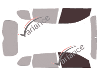 Glazing template - front window kit - Mitsubishi Outlander (3) 5 doors (2013 - 2018) Glazing template - front window kit - Mitsubishi Outlander (3) 5 doors (2013 - 2018)