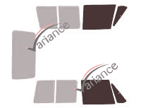 Glazing template - front window kit - Mitsubishi Pajero (1) Court 3 doors (1982 - 1991) Glazing template - front window kit - Mitsubishi Pajero (1) Court 3 doors (1982 - 1991)