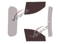 Glazing template - front window kit - Mitsubishi L200 (4) Simple Cabine Pick-up 2 doors (2006 - 2015) Glazing template - front window kit - Mitsubishi L200 (4) Simple Cabine Pick-up 2 doors (2006 - 2015)