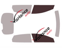 Glazing template - front window kit - Nissan Ariya (1) 5-door (since 2022)