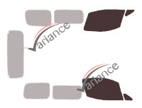 Glazing template - front window kit - Nissan Evalia (1) NV200 5 doors (2009 - 2021) Glazing template - front window kit - Nissan Evalia (1) NV200 5 doors (2009 - 2021)