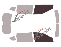 Glazing template - front window kit - Nissan X-Trail (3) 5 doors (2013 - 2021) Glazing template - front window kit - Nissan X-Trail (3) 5 doors (2013 - 2021)