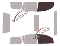 Glazing template - front window kit - Nissan Armada (1) Court 5 doors (2003 - 2016) Glazing template - front window kit - Nissan Armada (1) Court 5 doors (2003 - 2016)