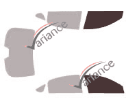 Glazing template - front window kit - Nissan Bluebird Sylphy Berline 4 doors (2005 - 2012) Glazing template - front window kit - Nissan Bluebird Sylphy Berline 4 doors (2005 - 2012)