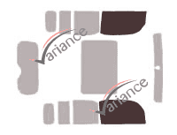 Glazing template - front window kit - Nissan Cube 5 doors (2008 - 2020) Glazing template - front window kit - Nissan Cube 5 doors (2008 - 2020)