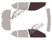 Glazing template - front window kit - Nissan Kicks (1) 5 doors (2016 - 2024) Glazing template - front window kit - Nissan Kicks (1) 5 doors (2016 - 2024)