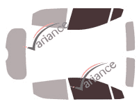 Gabarit vitrage - kit vitres avant - Nissan Micra (5) 5 portes (2016 - 2023) Gabarit vitrage - kit vitres avant - Nissan Micra (5) 5 portes (2016 - 2023)