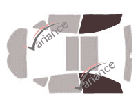 Verglasungsschablone - Fensterkit vorne - Nissan Murano (2) 5-türig (2008 - 2015) Verglasungsschablone - Fensterkit vorne - Nissan Murano (2) 5-türig (2008 - 2015)