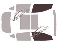 Gabarit vitrage - kit vitres avant - Nissan Murano (3) 5 portes (2015 - 2024) Gabarit vitrage - kit vitres avant - Nissan Murano (3) 5 portes (2015 - 2024)