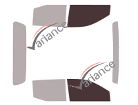 Glazing template - front window kit - Nissan Navara (4) NP300 Pick-up 4 doors (2015 - 2022) Glazing template - front window kit - Nissan Navara (4) NP300 Pick-up 4 doors (2015 - 2022)