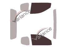 Glazing template - front window kit - Nissan Navara (4) NP300 Pick-up 2 doors (2015 - 2022) Glazing template - front window kit - Nissan Navara (4) NP300 Pick-up 2 doors (2015 - 2022)