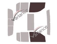 Glazing template - front window kit - Nissan Navara (3) Pick-up 4 doors (2005 - 2015) Glazing template - front window kit - Nissan Navara (3) Pick-up 4 doors (2005 - 2015)