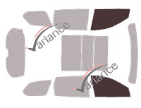 Verglasungsschablone - Fensterkit vorne - Nissan Pathfinder (4) 5-türig (2012 - 2021) Verglasungsschablone - Fensterkit vorne - Nissan Pathfinder (4) 5-türig (2012 - 2021)