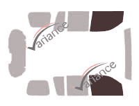 Verglasungsschablone - Fensterkit vorne - Nissan Pathfinder (3) 5-türig (2005 - 2013) Verglasungsschablone - Fensterkit vorne - Nissan Pathfinder (3) 5-türig (2005 - 2013)